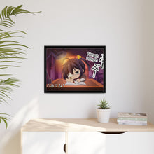 Load image into Gallery viewer, Anime Love, Chuni Canvas Framed Art Print
