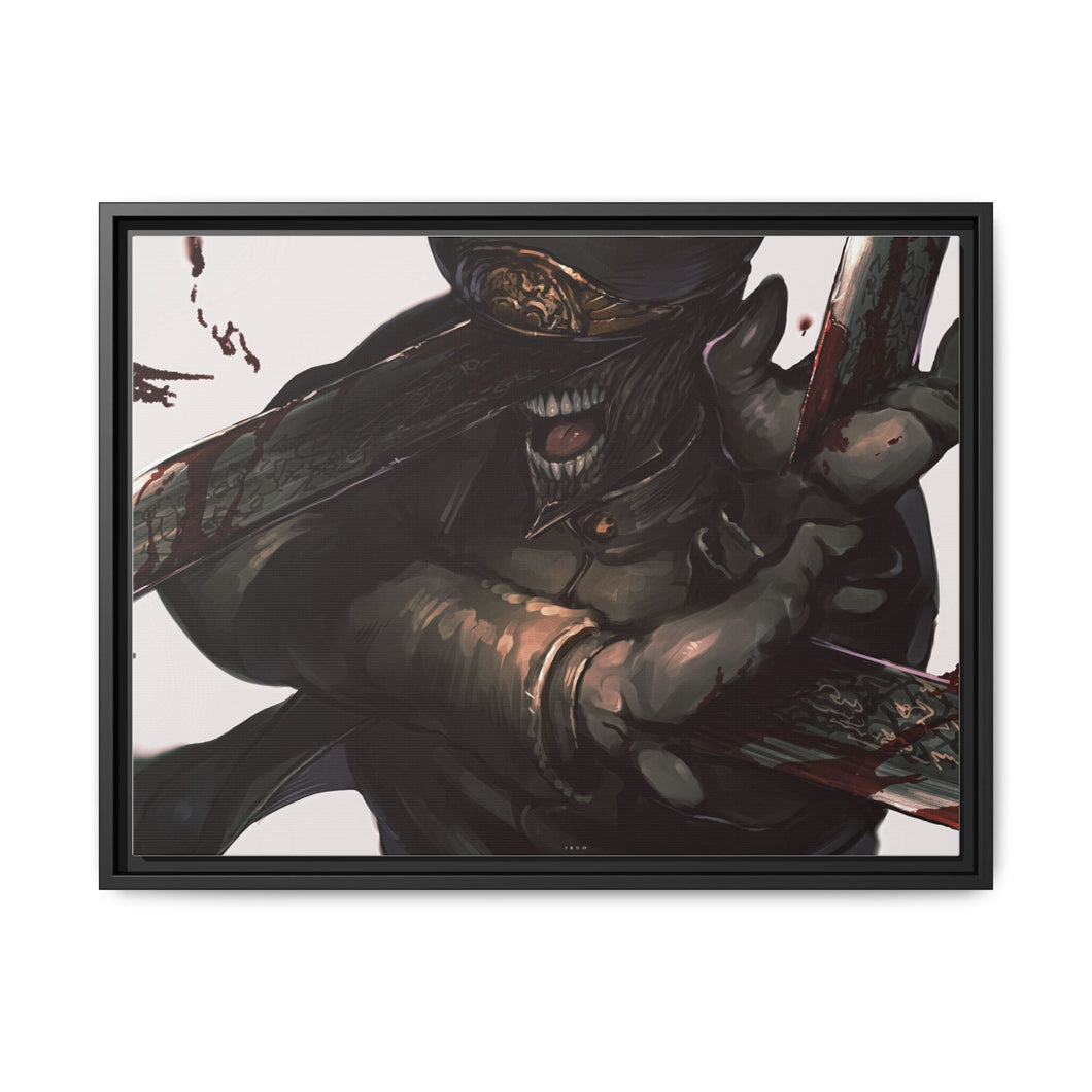 Anime Chainsaw Man Canvas Framed Art Print