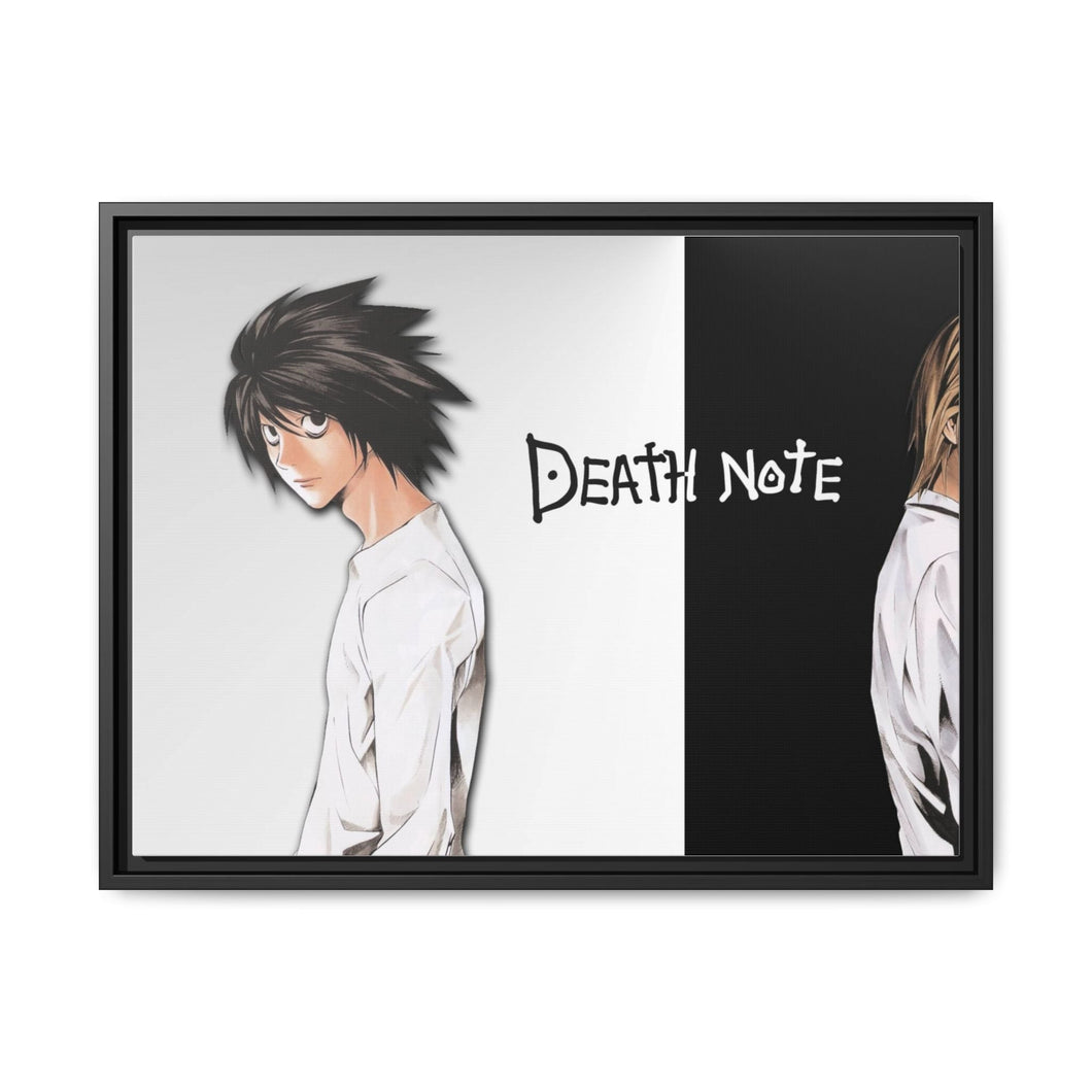 Deathnote Canvas Framed Art Print