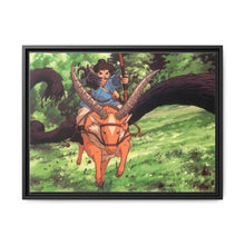 Load image into Gallery viewer, Anime Princess Mononoke Canvas Framed Art Print
