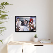 Load image into Gallery viewer, Okabe, Kurisu &amp; Mayuri Canvas Framed Art Print
