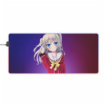 Load image into Gallery viewer, Nao Tomori smile RGB LED Mouse Pad (Desk Mat)
