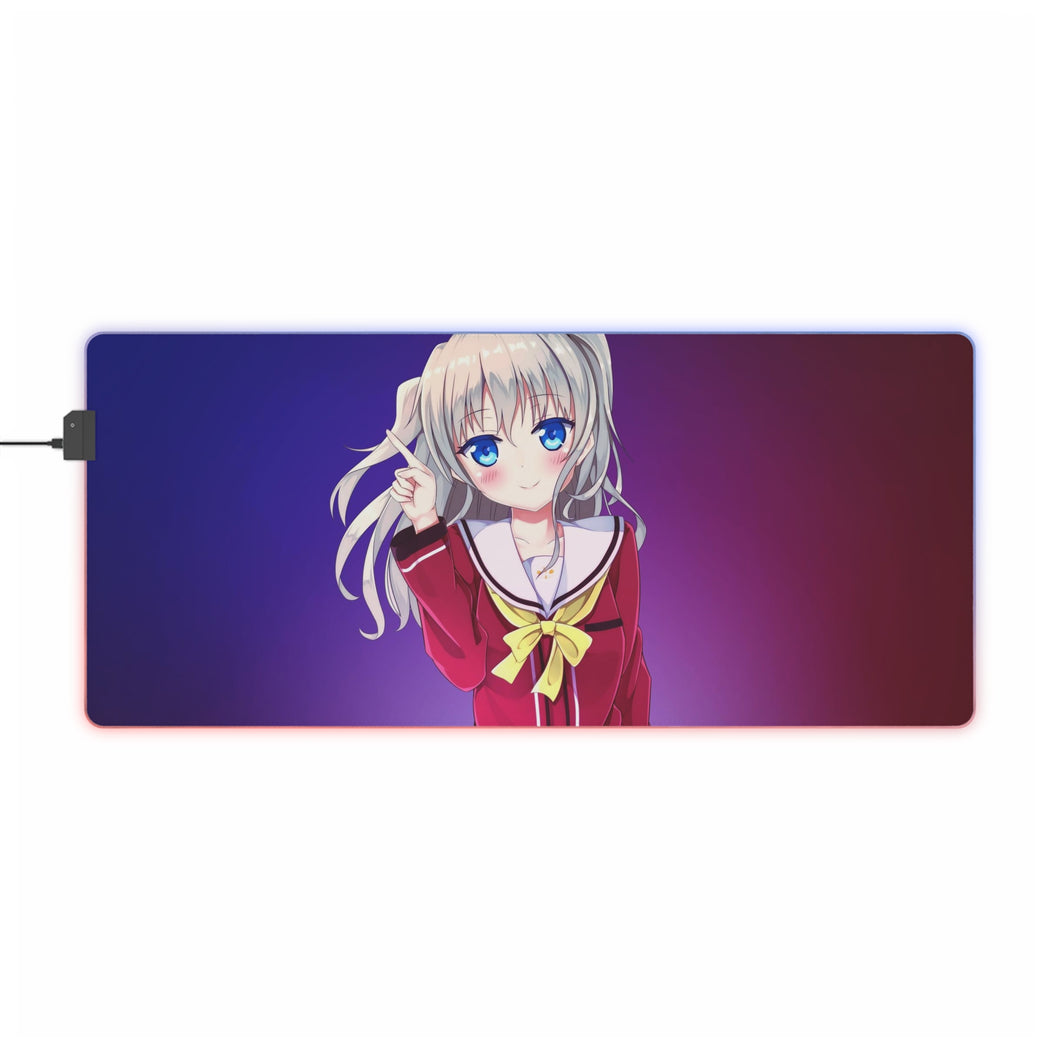 Nao Tomori smile RGB LED Mouse Pad (Desk Mat)