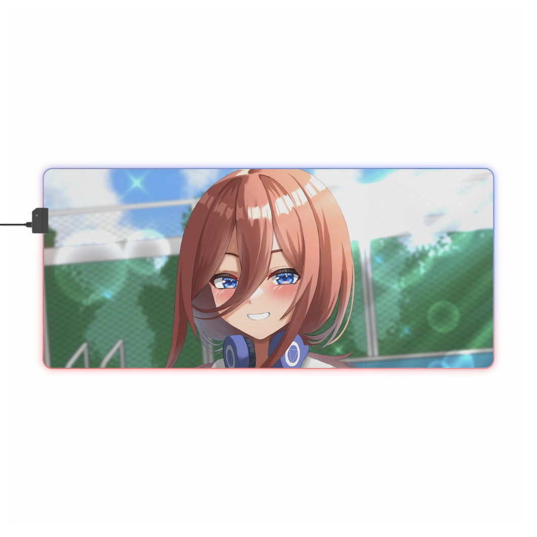 The Quintessential Quintuplets RGB LED Mouse Pad (Desk Mat)