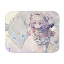 Load image into Gallery viewer, Miss Kobayashi&#39;s Dragon Maid Kanna Kamui, Kobayashi San Chi No Maid Dragon Sherpa Blanket
