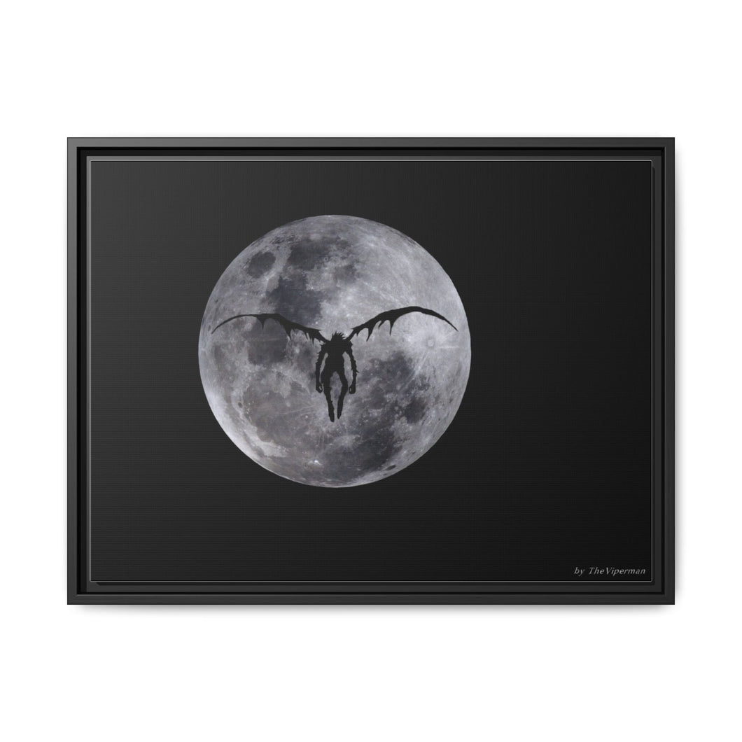 Anime Death Noter Canvas Framed Art Print