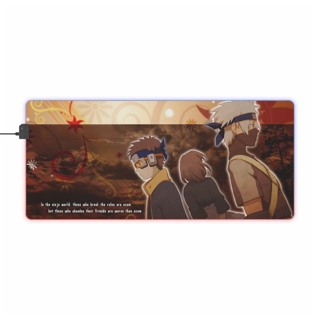 Anime Naruto RGB LED Mouse Pad (Desk Mat)