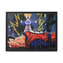 Load image into Gallery viewer, Future Trunks goes Super Saiyan Canvas Framed Art Print
