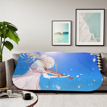 Load image into Gallery viewer, Anime Your Lie in April Sherpa Blanket
