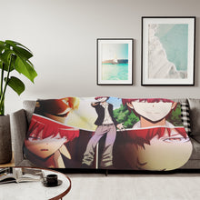 Load image into Gallery viewer, Assassination Classroom Karma Akabane Sherpa Blanket
