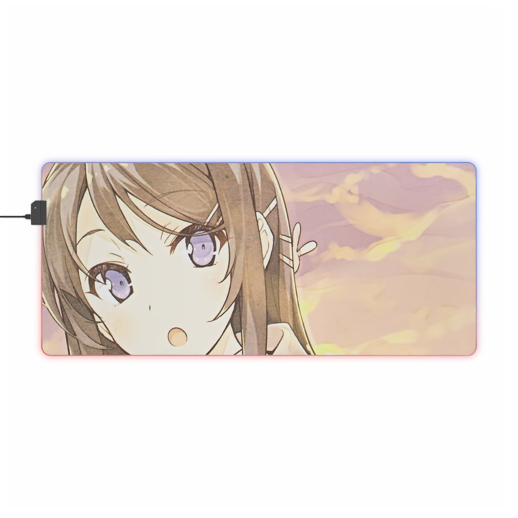 Rascal Does Not Dream of Bunny Girl Senpai RGB LED Mouse Pad (Desk Mat)