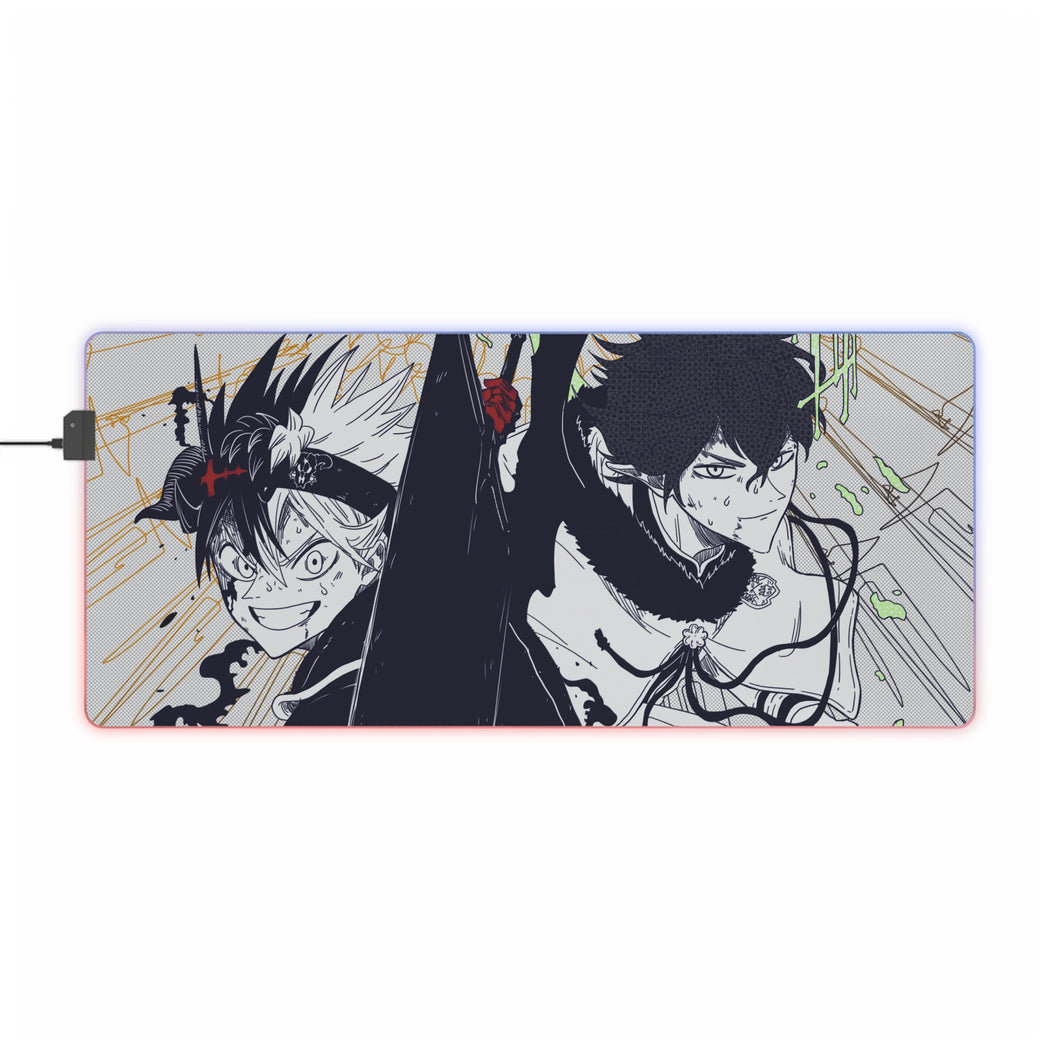 Anime Black Clover RGB LED Mouse Pad (Desk Mat)