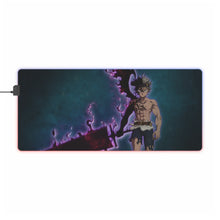 Load image into Gallery viewer, Black Clover Asta RGB LED Mouse Pad (Desk Mat)
