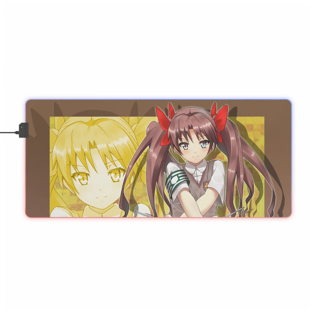 A Certain Scientific Railgun Kuroko Shirai RGB LED Mouse Pad (Desk Mat)