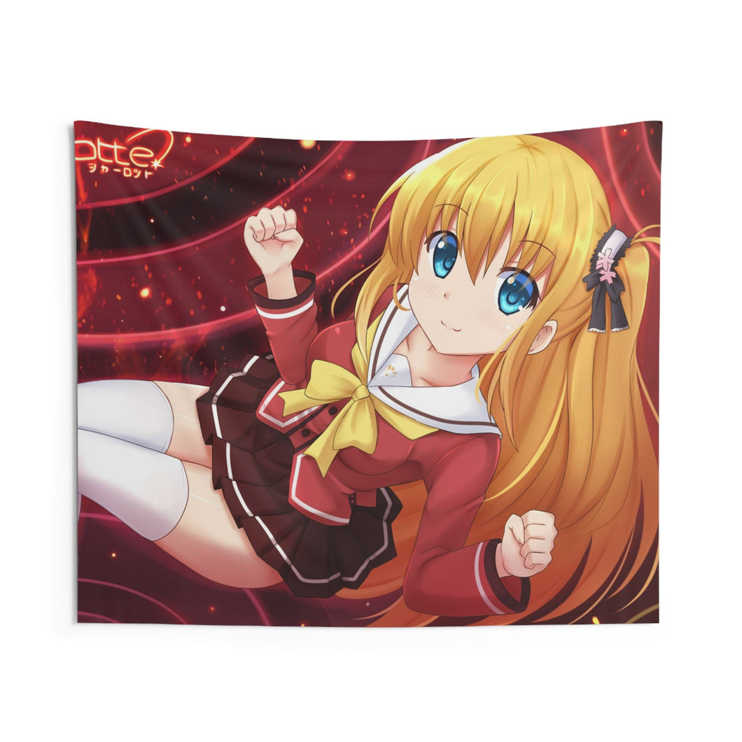 Yusa Nishimori smiling Indoor Wall Tapestry
