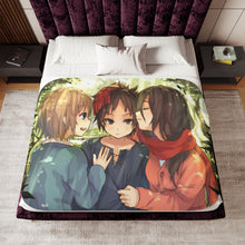 Load image into Gallery viewer, Anime Attack On Titan Sherpa Blanket
