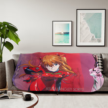 Load image into Gallery viewer, Anime Neon Genesis Evangelion Sherpa Blanket
