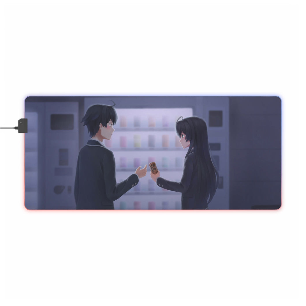 My Teen Romantic Comedy SNAFU Hachiman Hikigaya, Yukino Yukinoshita RGB LED Mouse Pad (Desk Mat)