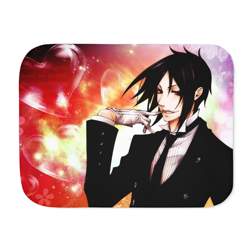 Black Butler Sherpa Blanket