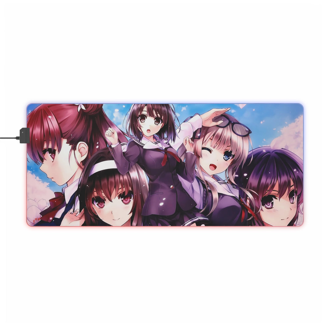 Saekano: How To Raise A Boring Girlfriend RGB LED Mouse Pad (Desk Mat)