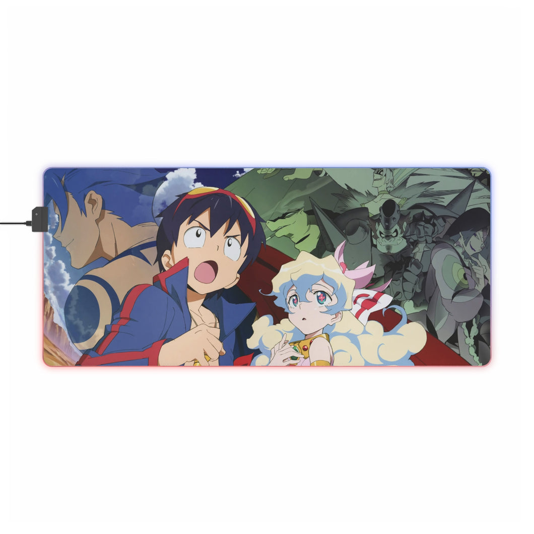 Tengen Toppa Gurren Lagann RGB LED Mouse Pad (Desk Mat)