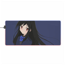 Load image into Gallery viewer, Accel World Kuroyukihime RGB LED Mouse Pad (Desk Mat)
