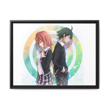 Load image into Gallery viewer, My Teen Romantic Comedy SNAFU Hachiman Hikigaya, Yui Yuigahama Canvas Framed Art Print
