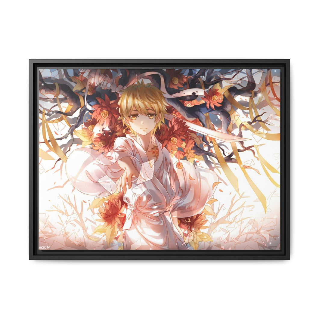 Noragami Yukine, Noragami Canvas Framed Art Print