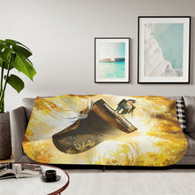 Load image into Gallery viewer, Anime Your Lie in April Sherpa Blanket
