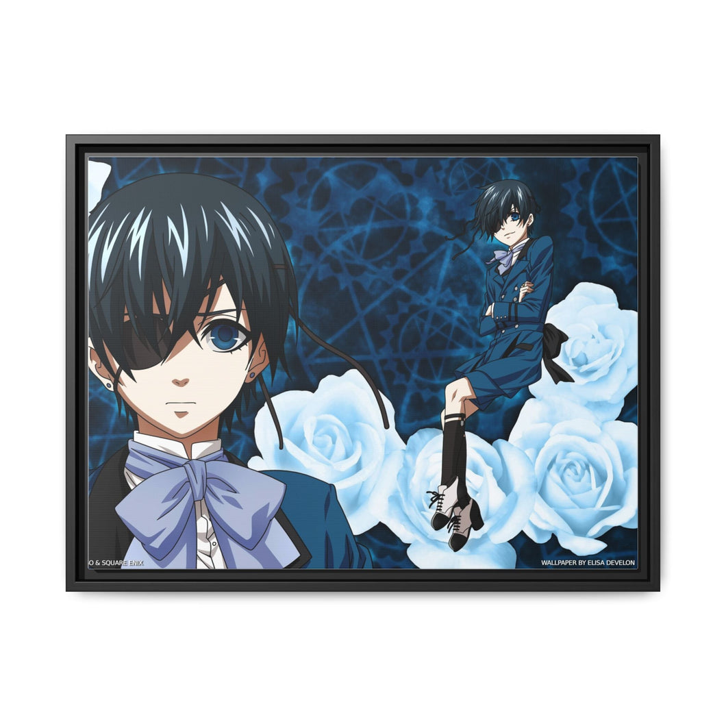 Anime Black Butler Canvas Framed Art Print