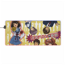 Load image into Gallery viewer, The Melancholy Of Haruhi Suzumiya RGB LED Mouse Pad (Desk Mat)
