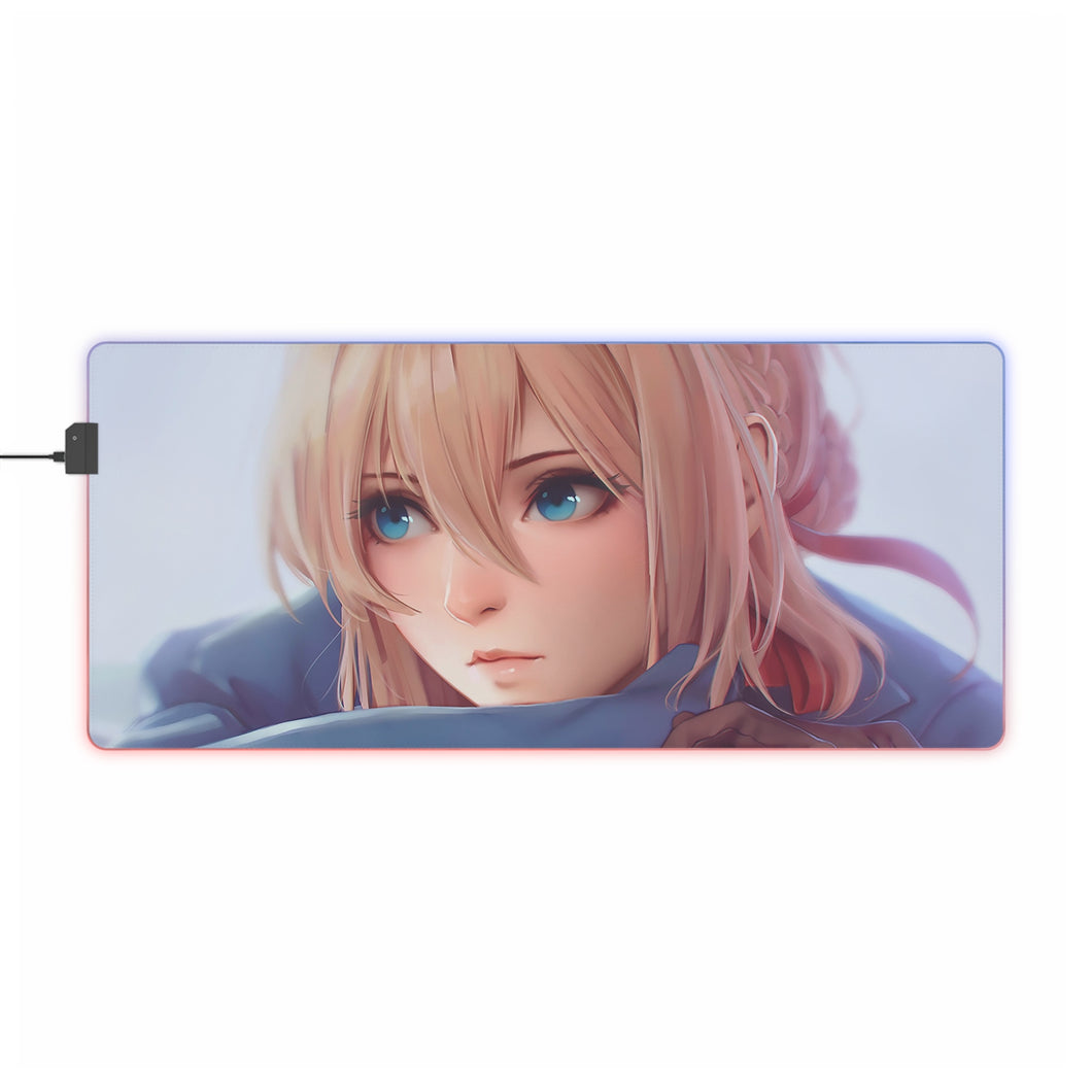 Violet Evergarden RGB LED Mouse Pad (Desk Mat)