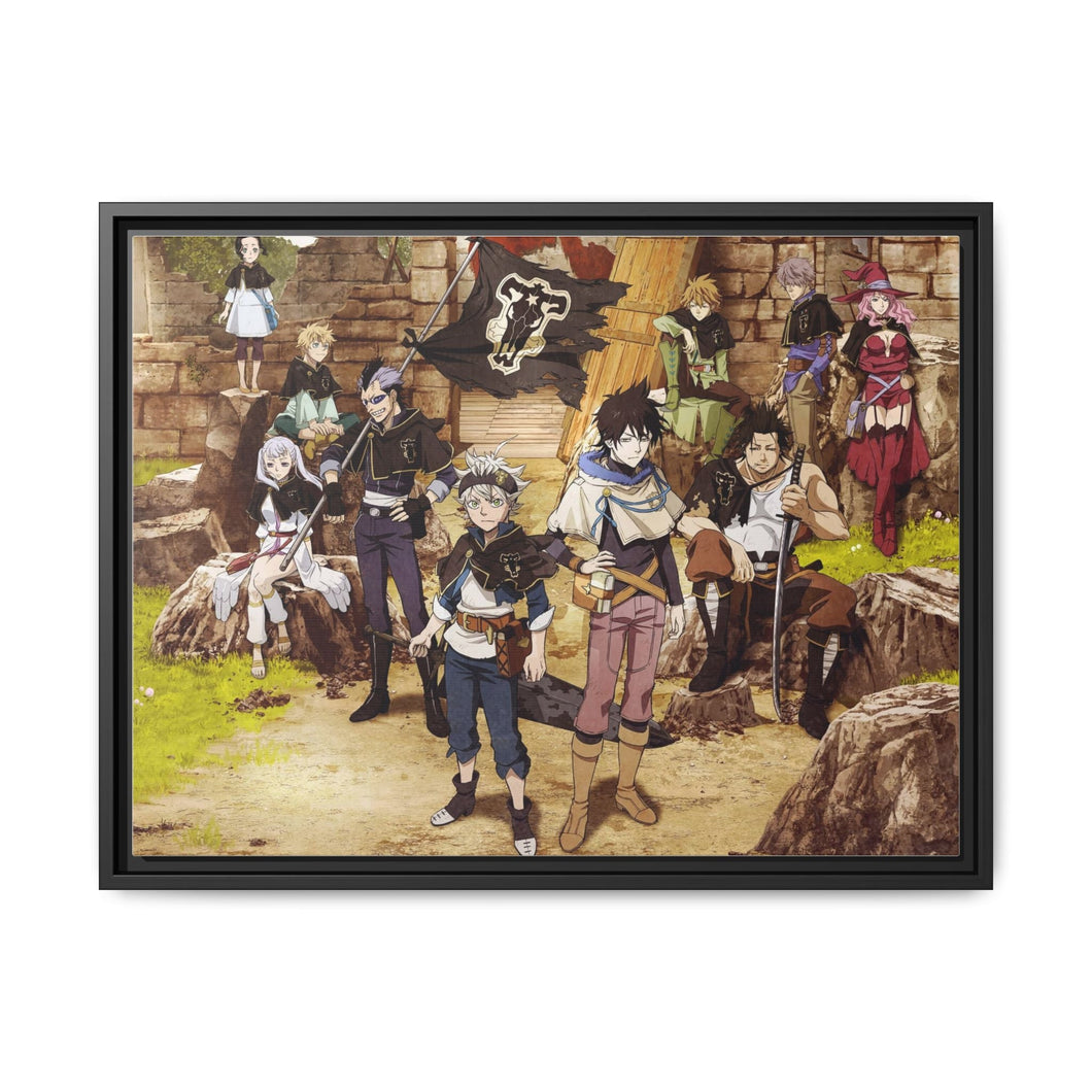 Anime Black Clover Canvas Framed Art Print