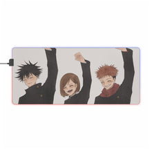 Load image into Gallery viewer, Jujutsu Kaisen Megumi Fushiguro, Nobara Kugisaki RGB LED Mouse Pad (Desk Mat)
