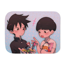 Load image into Gallery viewer, Mob Psycho 100 Shigeo Kageyama, Ritsu Kageyama Sherpa Blanket
