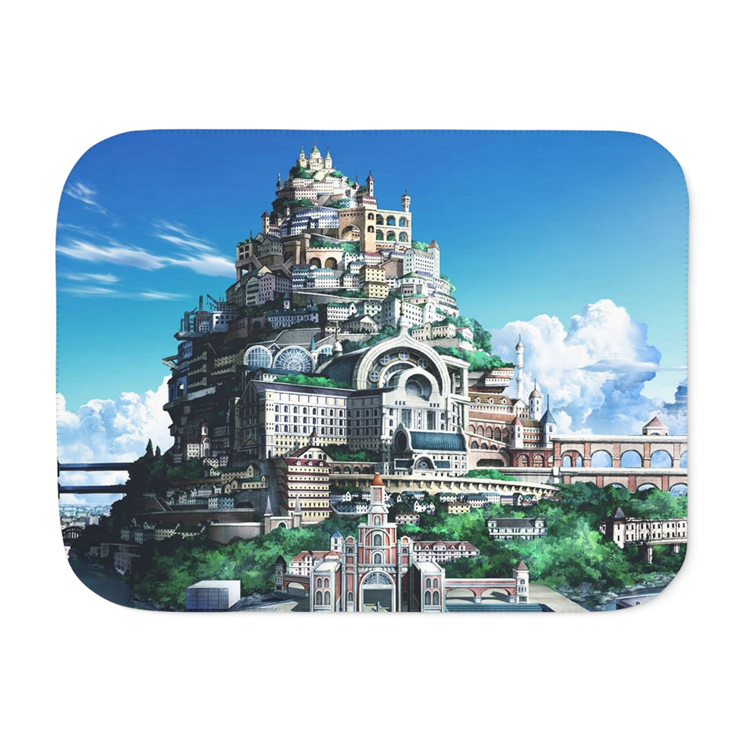 Blue Exorcist Sherpa Blanket