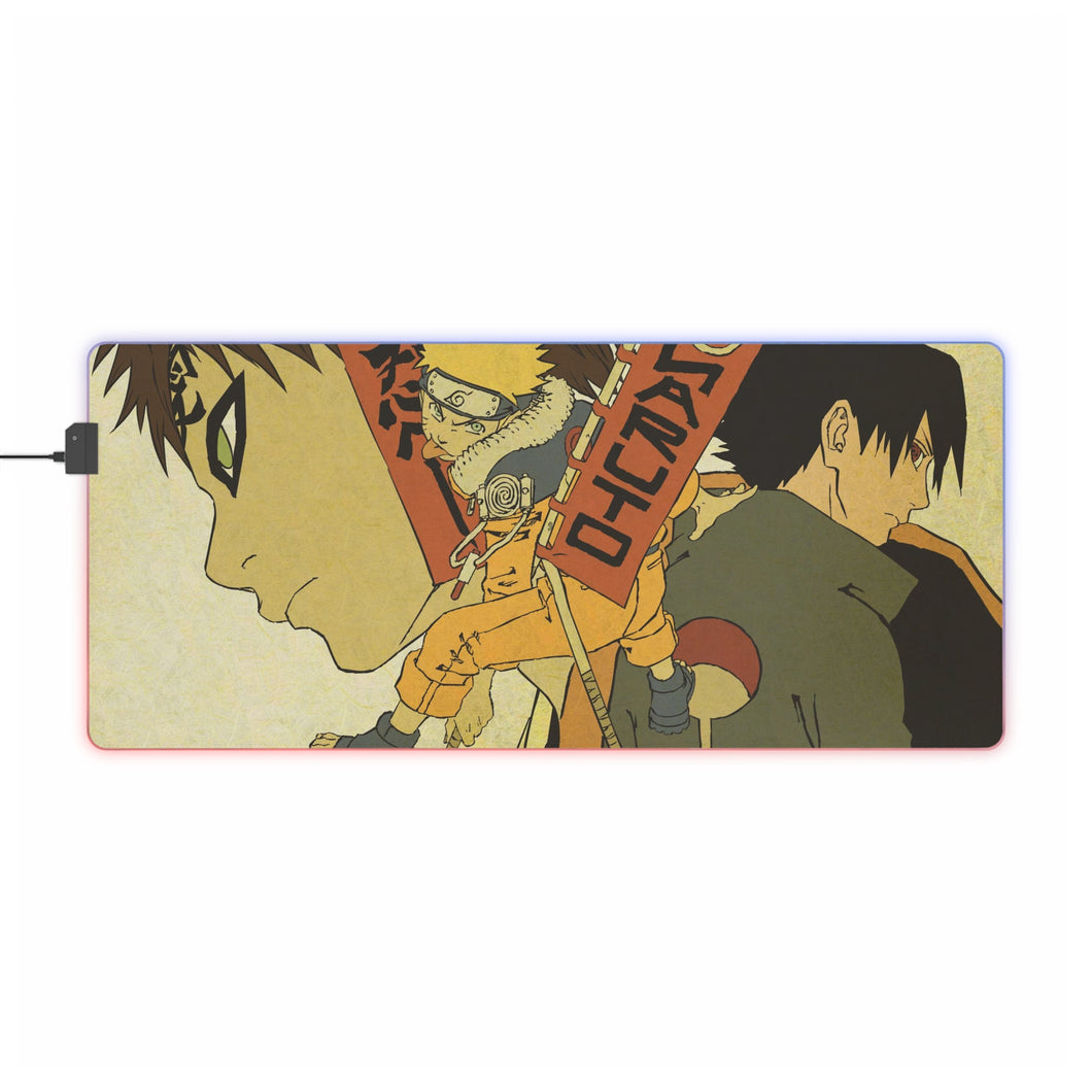 Anime Naruto RGB LED Mouse Pad (Desk Mat)