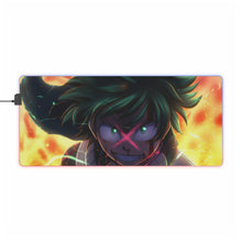 Load image into Gallery viewer, My Hero Academia Izuku Midoriya RGB LED Mouse Pad (Desk Mat)
