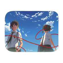 Load image into Gallery viewer, Your Name. Sherpa Blanket
