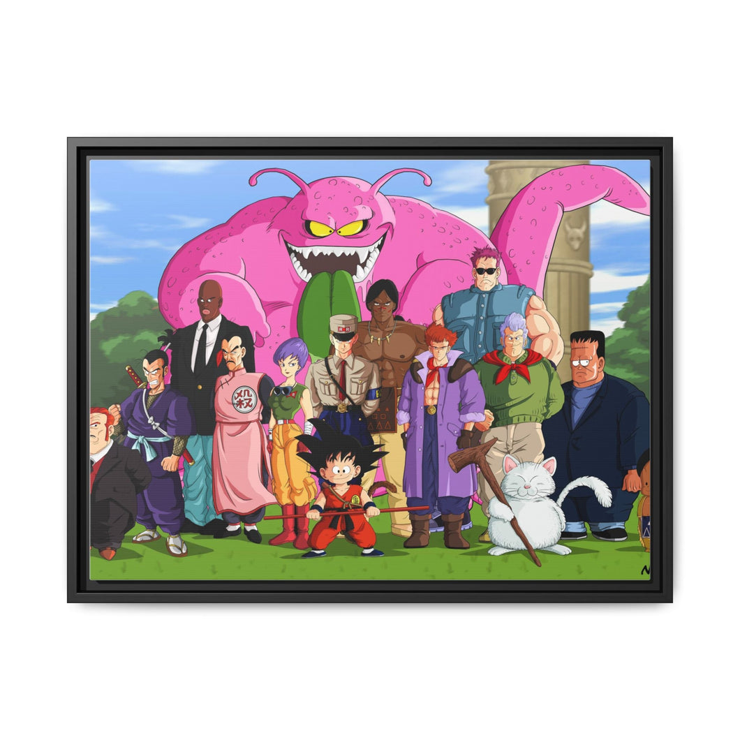 Dragon Ball Canvas Framed Art Print