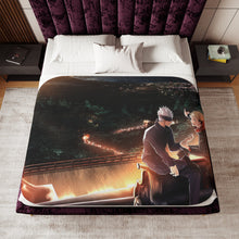 Load image into Gallery viewer, Anime Jujutsu Kaisen Sherpa Blanket
