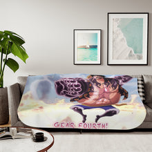 Load image into Gallery viewer, Monkey D. Luffy (Gear fourth) Sherpa Blanket
