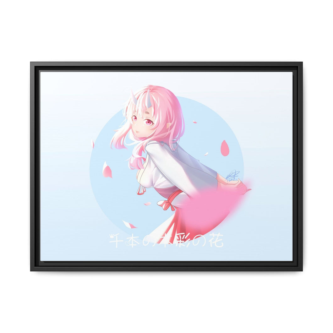 Anime That Time I Got Reincarnated as a Slime Canvas Framed Art Print