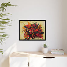 Load image into Gallery viewer, Asuka and Unit 02 Street Art Canvas Framed Art Print

