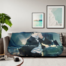 Load image into Gallery viewer, Shinya Kogami smoking Sherpa Blanket
