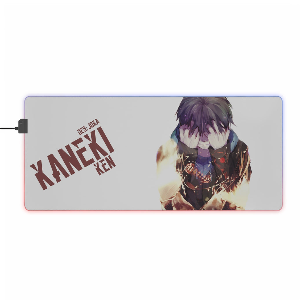 Kaneki double exposure RGB LED Mouse Pad (Desk Mat)