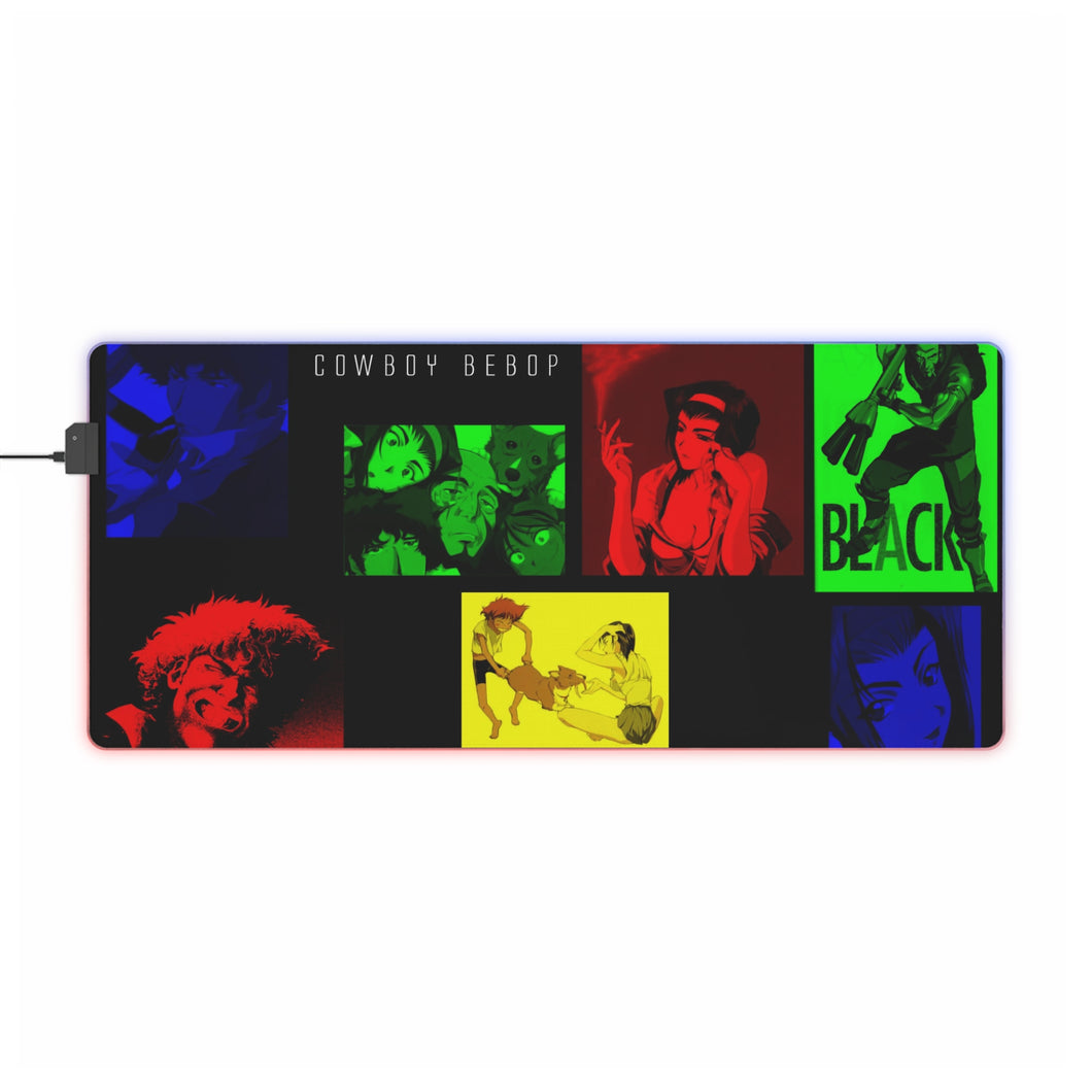 Anime Cowboy Bebop RGB LED Mouse Pad (Desk Mat)