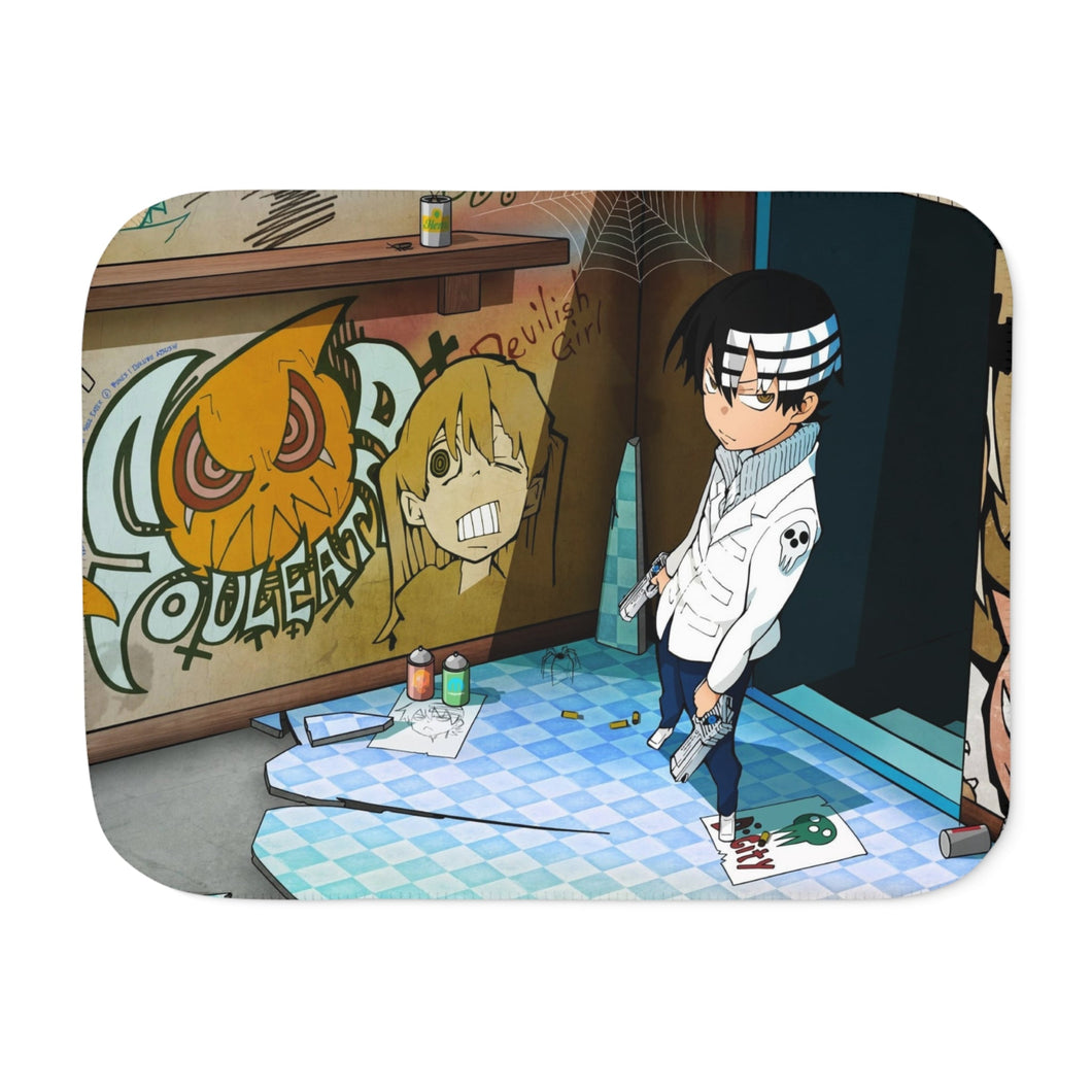 Soul Eater Sherpa Blanket