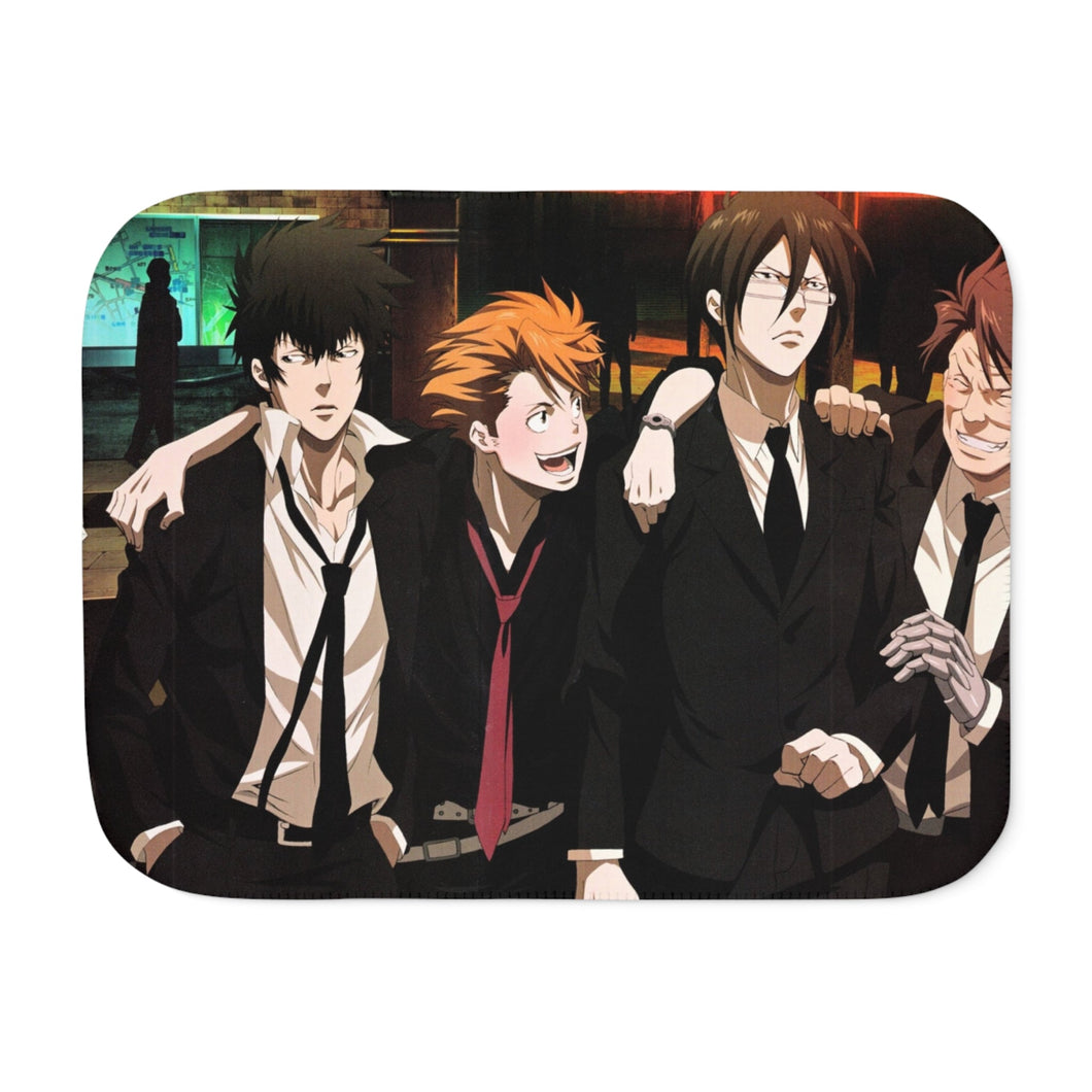 Psycho- Pass Main Members Sherpa Blanket