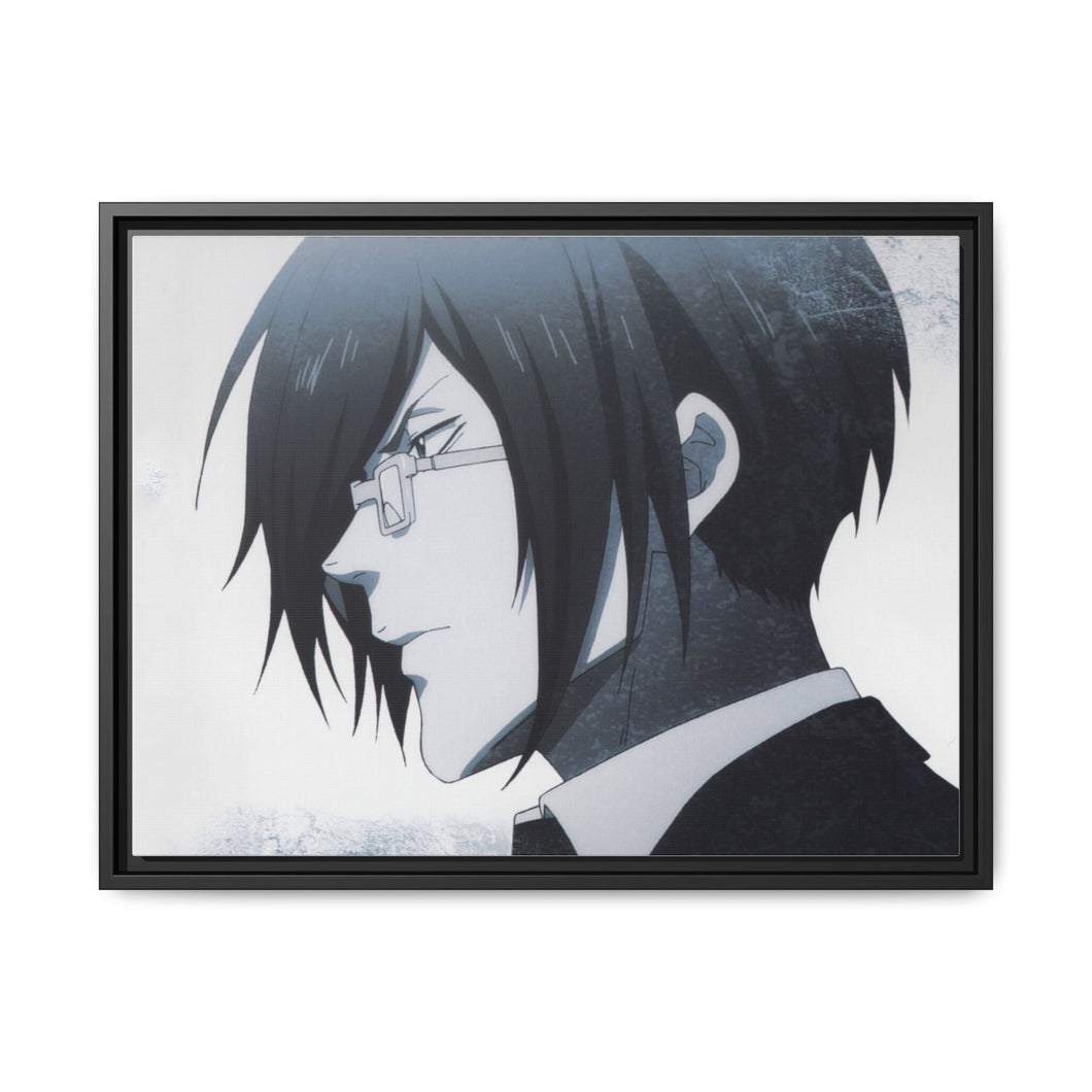 Nobuchika Ginoza Side view Canvas Framed Art Print